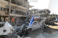 Iranian missiles hit Ramat Gan, June 14, 2025