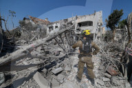 Iranian missiles hit Rishon LeZion, June 14, 2025