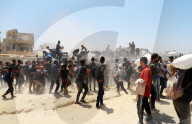 Food distribution in Gaza
