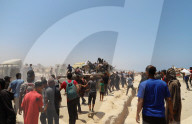 Food distribution in Gaza