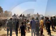 Food distribution in Gaza