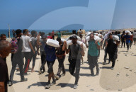 Food distribution in Gaza