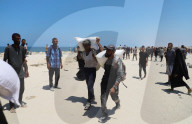 Food distribution in Gaza