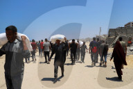 Food distribution in Gaza