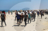 Food distribution in Gaza