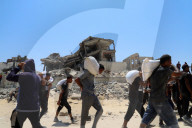 Food distribution in Gaza