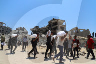 Food distribution in Gaza
