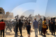 Food distribution in Gaza