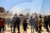 Food distribution in Gaza