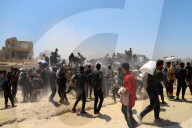Food distribution in Gaza