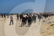 Food distribution in Gaza