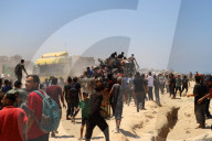 Food distribution in Gaza