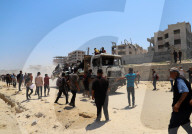 Food distribution in Gaza