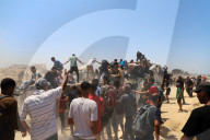 Food distribution in Gaza