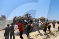 Food distribution in Gaza
