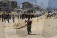 Food distribution in Gaza