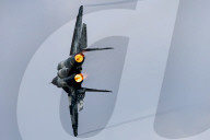 Jared Isaacman In His MiG-29 Fighter Jet Performing At EAA AirVenture 2025