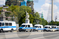 Police Presence In Central Berlin