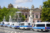 Police Presence In Central Berlin