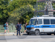 Police Presence In Central Berlin