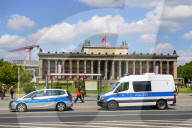 Police Presence In Central Berlin