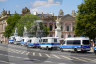 Police Presence In Central Berlin