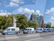 Police Presence In Central Berlin