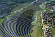 Largest Single-unit Affordable 260MW FISHER-Solar Hybrid Project PV Power Station in East China