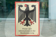 Signs Of The Press And Information Office Of The German Federal Government