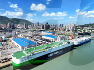 China Lianyungang Port Export Vehicles