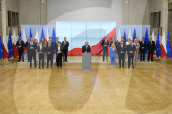 Polish Prime Minister Donald Tusk Presents Reshuffled Government.