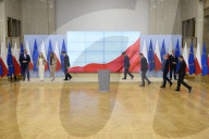 Polish Prime Minister Donald Tusk Presents Reshuffled Government.