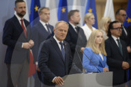 Polish Prime Minister Donald Tusk Presents Reshuffled Government.