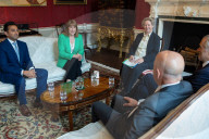 Chancellor Rachel Reeves meets with the Goldman Sachs Chairman and CEO David Solomon