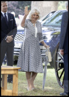 King Charles and Queen Camilla at the Sandringham Flower Show