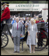 King Charles and Queen Camilla at the Sandringham Flower Show