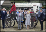 King Charles and Queen Camilla at the Sandringham Flower Show