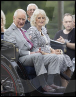 King Charles and Queen Camilla at the Sandringham Flower Show