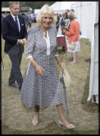 King Charles and Queen Camilla at the Sandringham Flower Show