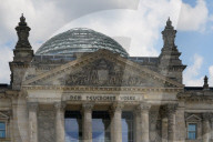 Reichstag Building In Berlin