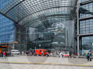 Ambulance Operation At Berlin Central Station