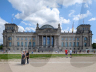 Reichstag Building In Berlin