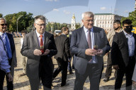 Ukrainian Foreign Minister Andrii Sybiha And Israeli Foreign Minister Gideon Saar Meet In Kyiv