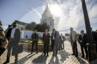 Ukrainian Foreign Minister Andrii Sybiha And Israeli Foreign Minister Gideon Saar Meet In Kyiv