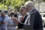 Ukrainian Foreign Minister Andrii Sybiha And Israeli Foreign Minister Gideon Saar Meet In Kyiv
