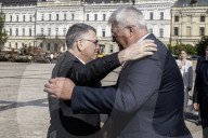 Ukrainian Foreign Minister Andrii Sybiha And Israeli Foreign Minister Gideon Saar Meet In Kyiv