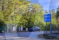 Alligator Alcatraz Detention Center Sign Post