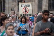 Protest By The Palestinian Community In Barcelona In Solidarity With Palestine.