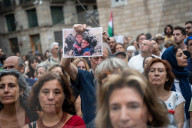 Protest By The Palestinian Community In Barcelona In Solidarity With Palestine.