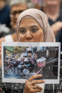 Protest By The Palestinian Community In Barcelona In Solidarity With Palestine.